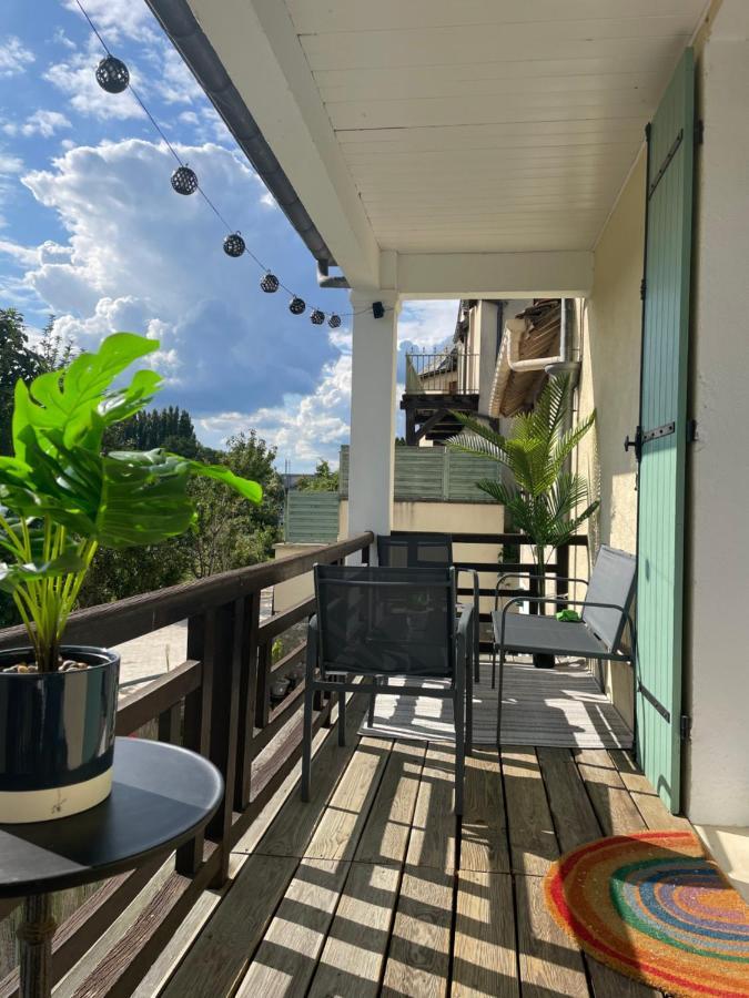 T3-Balcon Plein Sud-Acces Direct Au Bord Du Loing Moret-sur-Loing Exterior foto